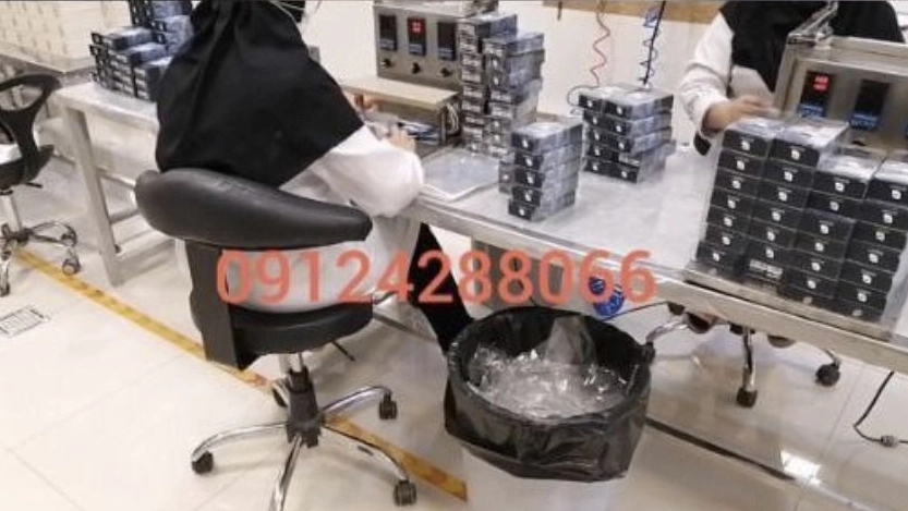 دستگاه رومیزی با سلفون برش خورده